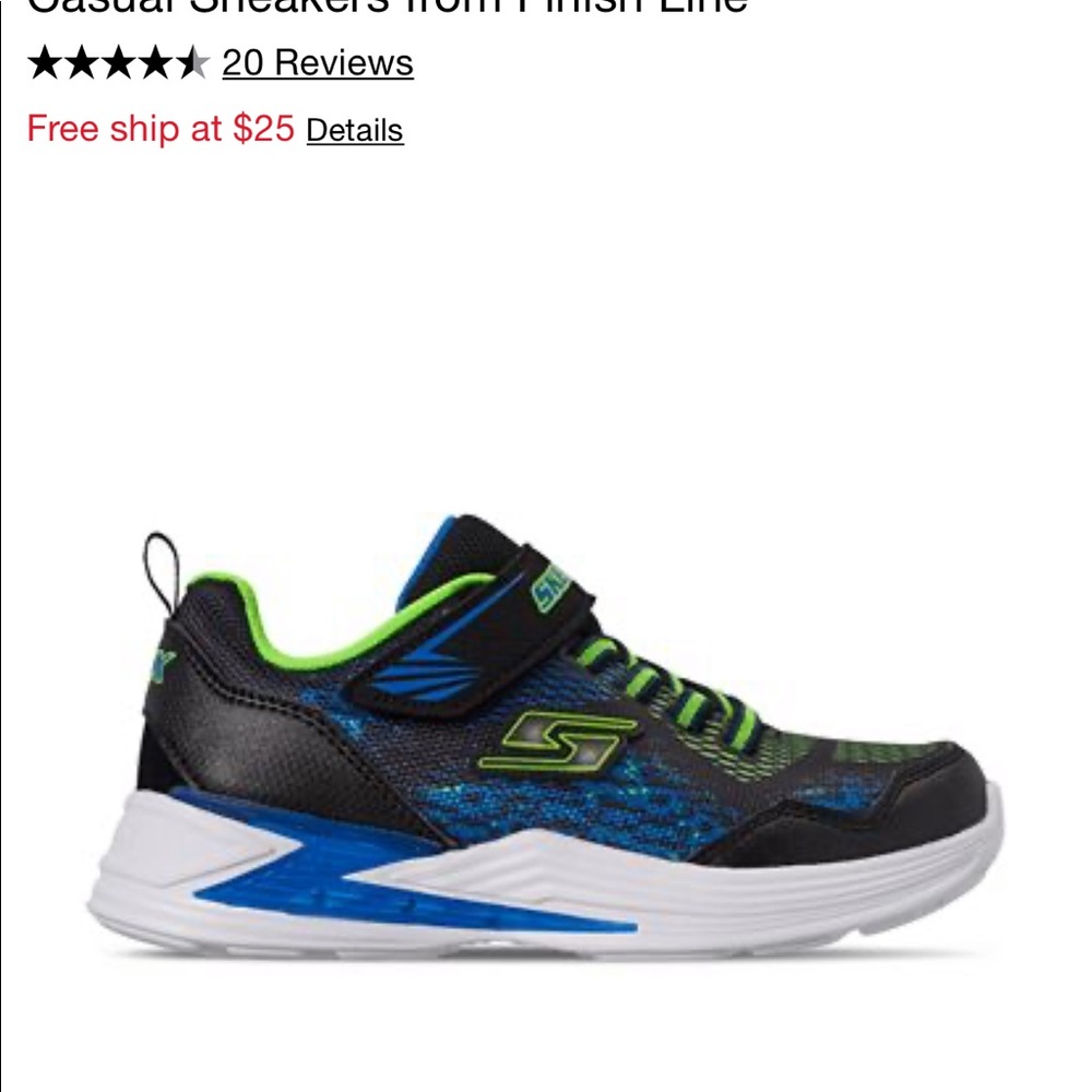 Baby 5 boys Skechers Light up Sneakers